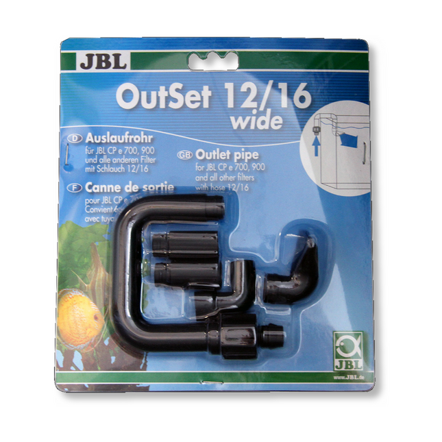 JBL CristalProfi External Filter Wide Outflow Pipe Set for Planted Aquariums