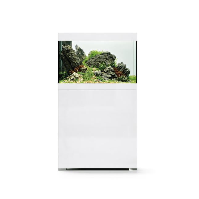 OASE StyleLine 125 Black/White Set (Crystal Tank And Black Cabinet)