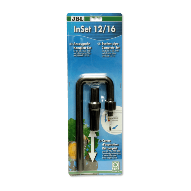 JBL InSet Aquarium Suction Inlet Pipe Set for External Filters
