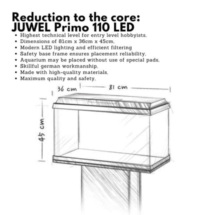 JUWEL Primo 110 Litre Aquarium with Cabinet
