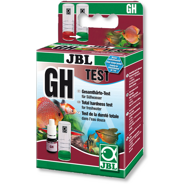 JBL GH Total Hardness Aquarium Water Test Kit for Healthy Fish Tanks