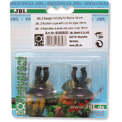 JBL Aquarium Terrarium Suction Cup Clip: Secure 12mm Accessory Holder
