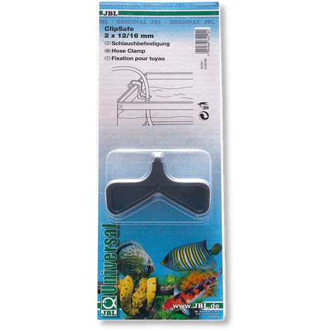 JBL ClipSafe Durable Aquarium Hose Clips: Secure 1/2-inch and 5/8-inch Hoses