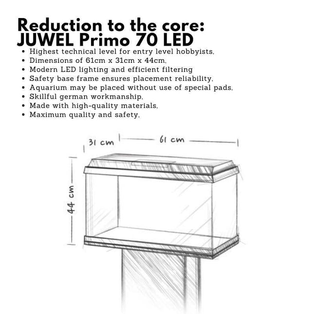 JUWEL Primo 70 Litre Aquarium with Cabinet