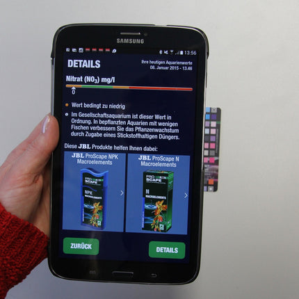 JBL ProScan Smart Aquarium Water Test Kit: Instant Smartphone Analysis for Healthy Fish