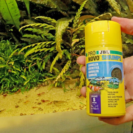 JBL ProNovo Shrimp Grano S: Premium Granulated Food for Thriving Aquatic Life
