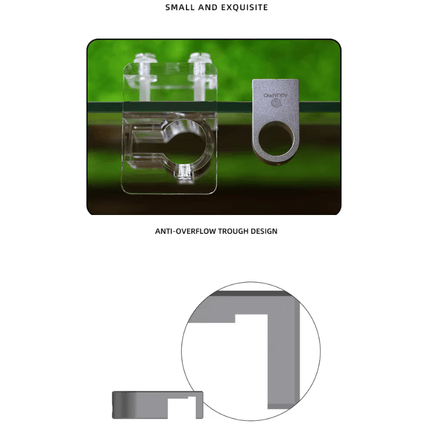 AQUAPRO Mini Aluminium pipe holder S/L (12mm/16mm)