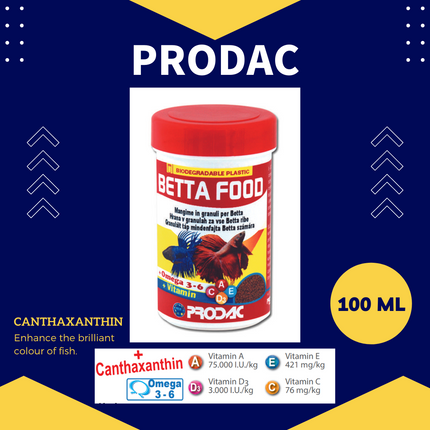 PRODAC Betta food 40g