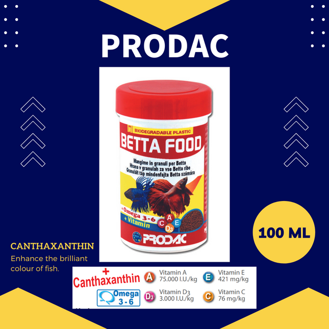 PRODAC Betta food 40g