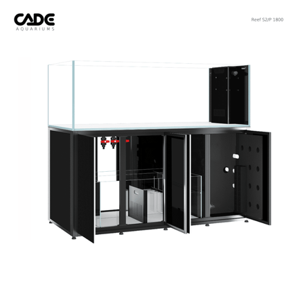 CADE Reef S2 Peninsula 1800 (Black/White) (180x80x60cm)