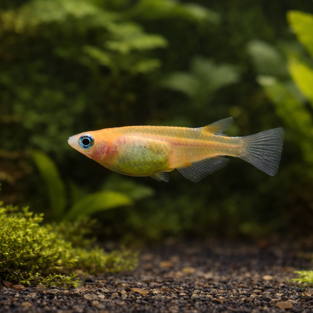 Red and white Ricefish 2cm