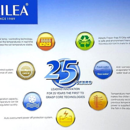 HAILEA Chiller - HK Series (150-1000L) - UK 3-Pin Plug Edition