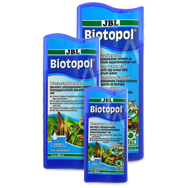JBL Biotopol Advanced Aquarium Water Conditioner with Aloe Vera & B Vitamins