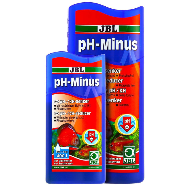 JBL pH Minus Aquarium Water Conditioner: Rapid pH Reduction for Healthy Aquatics