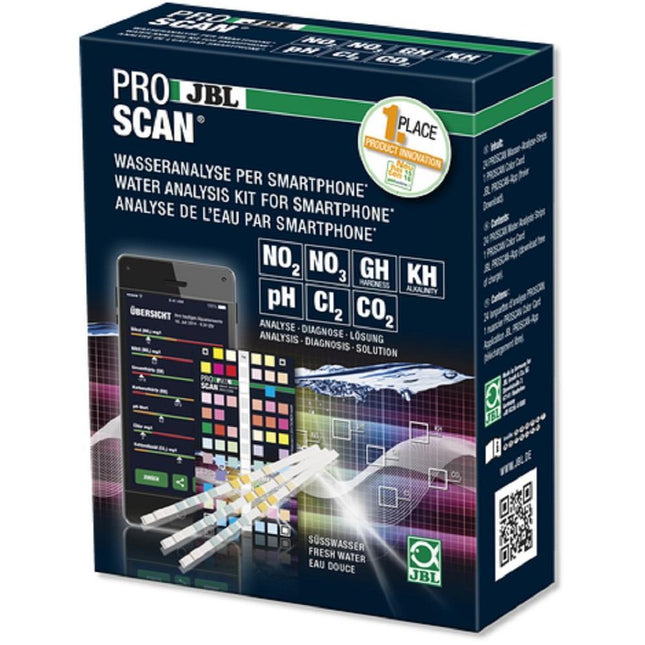JBL ProScan Smart Aquarium Water Test Kit: Instant Smartphone Analysis for Healthy Fish
