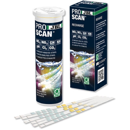 JBL ProScan Recharge Refill Aquarium Water Test Strips - Smartphone Analysis for Freshwater