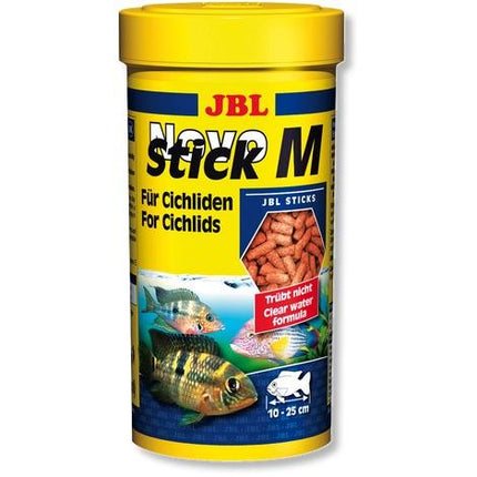 JBL NovoStick M Premium Cichlid Food Sticks High Protein Aquatic Fish Diet