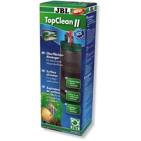 JBL TopClean II Aquarium Surface Skimmer for Crystal Clear Water, Removes Biofilm, Enhances Oxygen