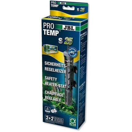 JBL ProTemp S Aquarium Heater: Submersible, Protective Basket, Dry-Run Safety Feature