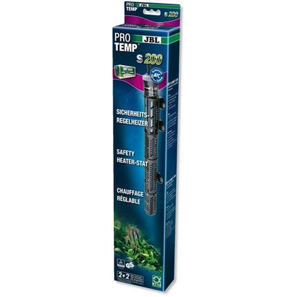 JBL ProTemp S Aquarium Heater: Submersible, Protective Basket, Dry-Run Safety Feature