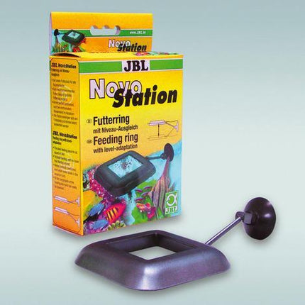 JBL NovoStation Floating Feeding Ring: Precision Aquarium Fish Feeder, No-Mess Design