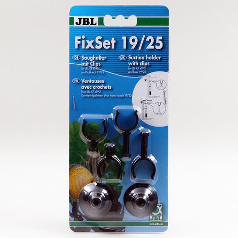 JBL FixSet 16/22mm Aquarium Filter Hose Pipe Suction Pad Spacer Kit