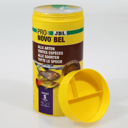 JBL ProNovo Bel Grano S: Premium Prebiotic Sinking Granules for Vibrant Fish