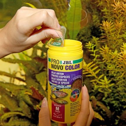 JBL ProNovo Color Grano M: Premium Granules for Vibrant Aquarium Fish Colors