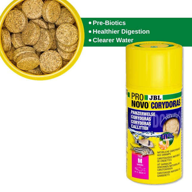 JBL ProNovo Corydoras Tab M (Tablet Food With Extra Spirulina)