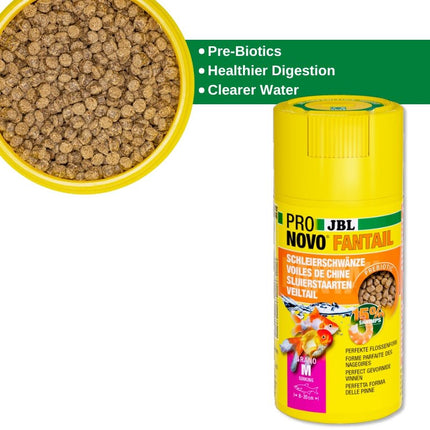 JBL ProNovo FanTail Goldfish Food: Sinking Pellets for Vibrant Color