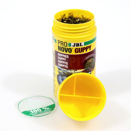 JBL ProNovo Guppy Flakes S: Premium Color-Enhancing Fish Food for Livebearers