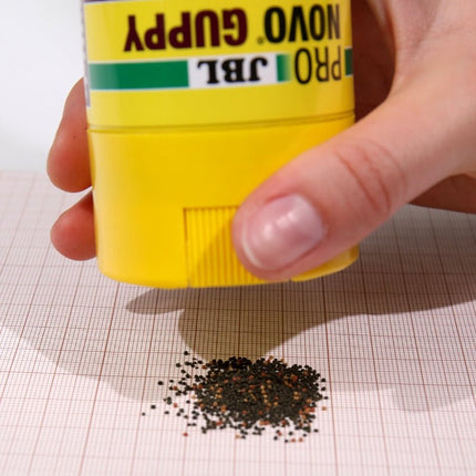 JBL ProNovo Guppy Grano S: Premium Sinking Granules, Color Enhancing for Guppies