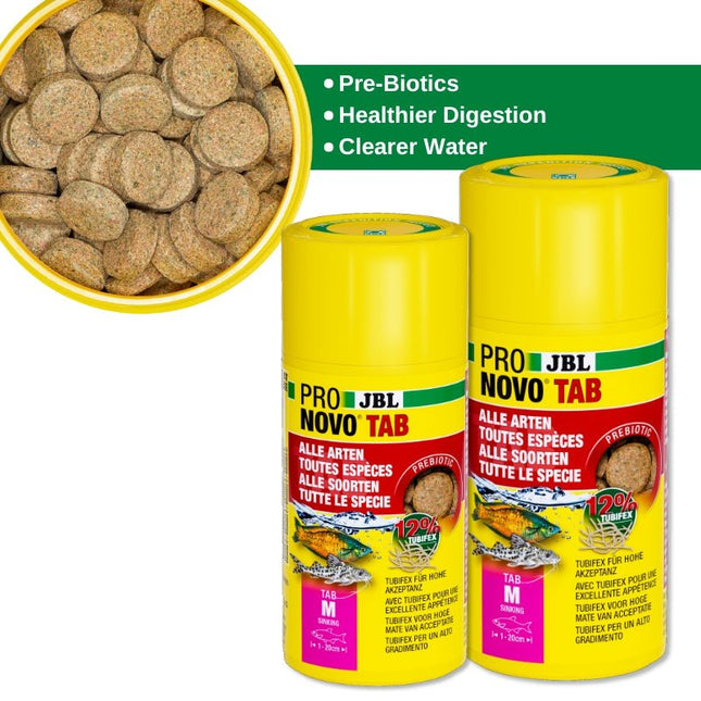 JBL ProNovo Tab M: Premium Sinking Food Tablets for Bottom-Dwelling Fish