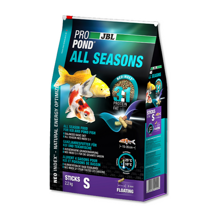 JBL ProPond All Seasons S Premium Floating Pond Fish Food Sticks