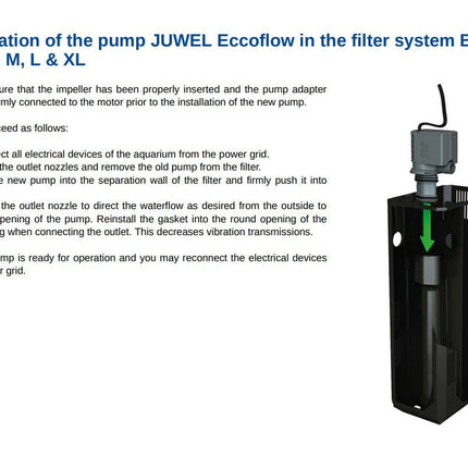 JUWEL Eccoflow Pump  (300/600/1000/1500)