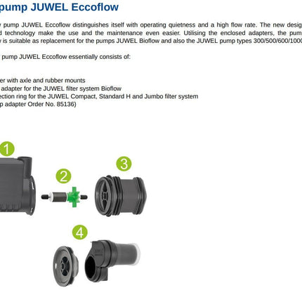 JUWEL Eccoflow Pump  (300/600/1000/1500)