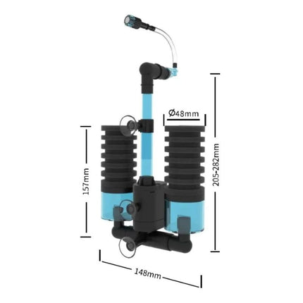 QANVEE Bio Sponge Filter w/ Pump (DD100A /DD200A)