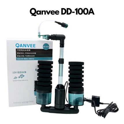 QANVEE Bio Sponge Filter w/ Pump (DD100A /DD200A)