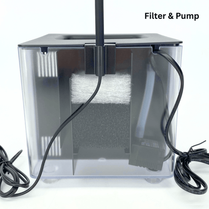 UP AQUA CA-ET-003 Nano tank with light/usb (black/white)