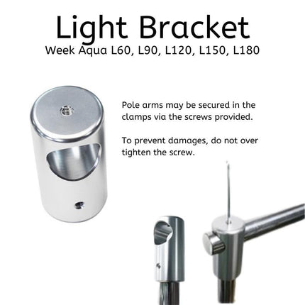 Week Aqua L Lighting Bracket (60/90/120/150/180cm)