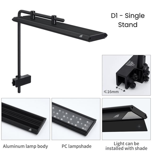 Week aqua MD-Series Pro Light (30 - 60cm) Black