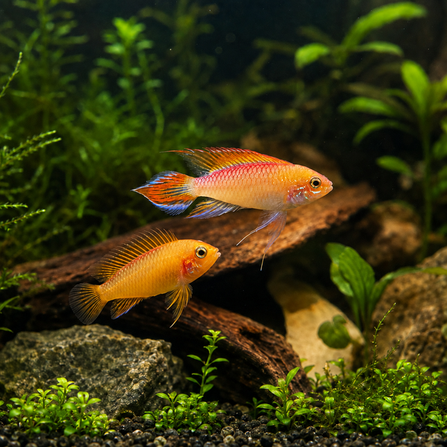 Apistogramma agassizii Gold Fire Red 3-4cm