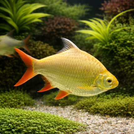 Albino tinfoil barb 8-10cm