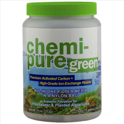 Boyd Chemi-Pure Green Aquatic Filter Media for Crystal Clear Planted Aquariums