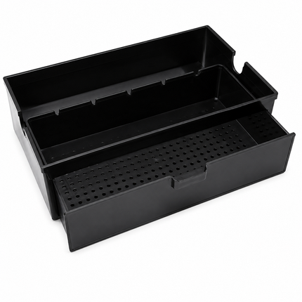 PF Overhead Filter Tray (Black) with Drawer – 30 x 17 x 10 cm