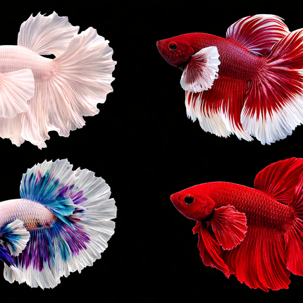 Dumbo halfmoon betta male 4-5cm