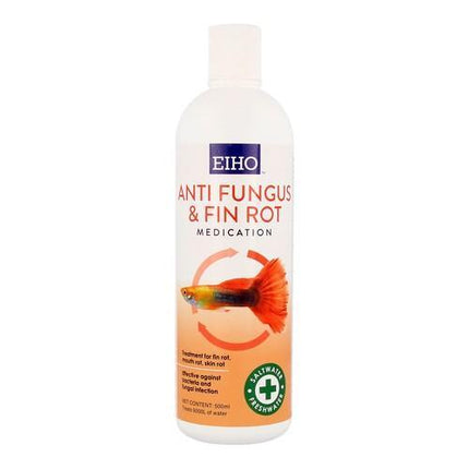 EIHO Fast-Acting Aquarium Fish Anti-Fungus & Fin Rot Treatment Solution