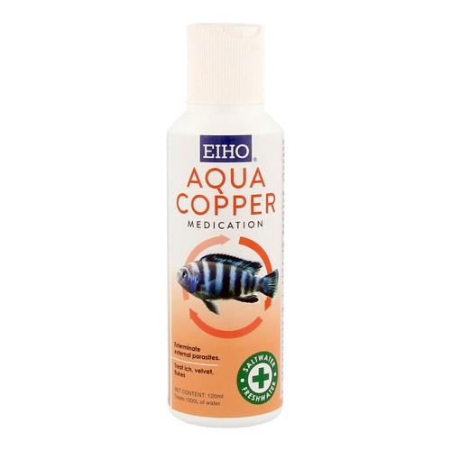 EIHO Aqua Copper Chelated Fish Medication: Long-Lasting Treatment for External Parasites