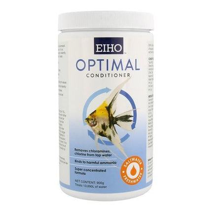 EIHO Optimal Aquarium Water Conditioner: Removes Chlorine, Chloramines, Ammonia, Heavy Metals