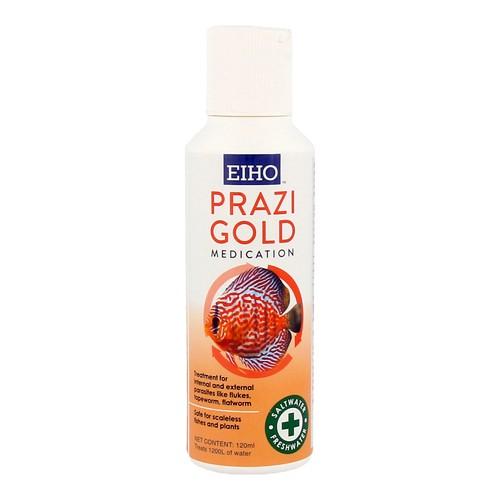 EIHO Prazi Gold Fish Treatment: Eliminates Internal External Parasites for Aquariums